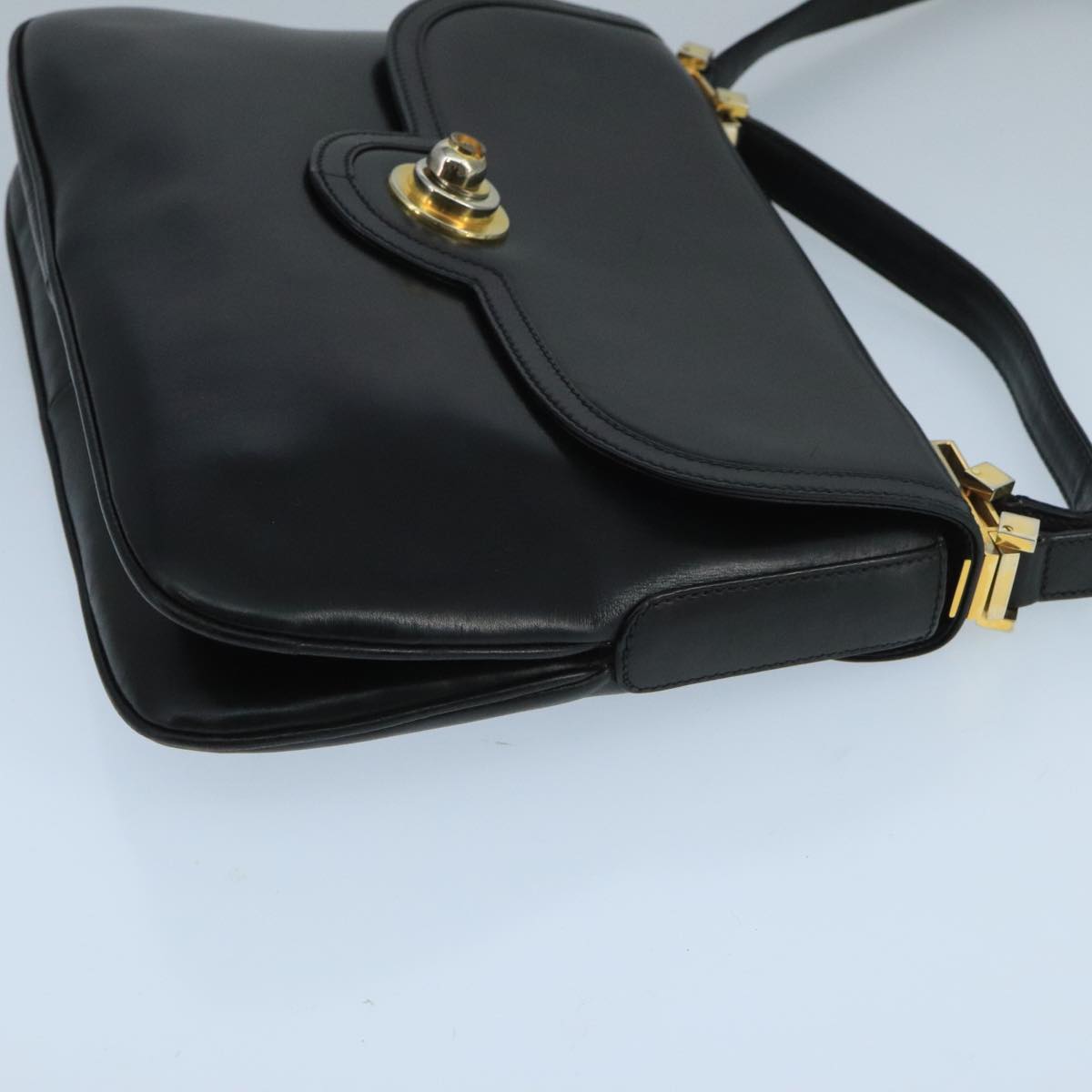 Gucci Black Leather Shoulder Bag