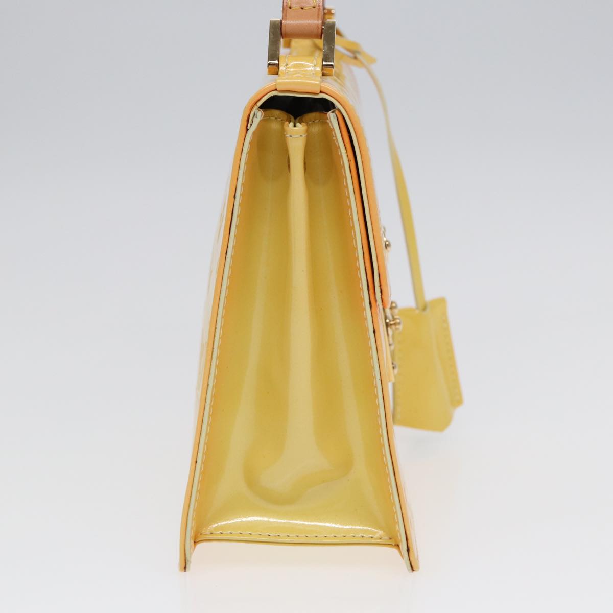 Louis Vuitton Spring Street Yellow Patent Leather Handbag