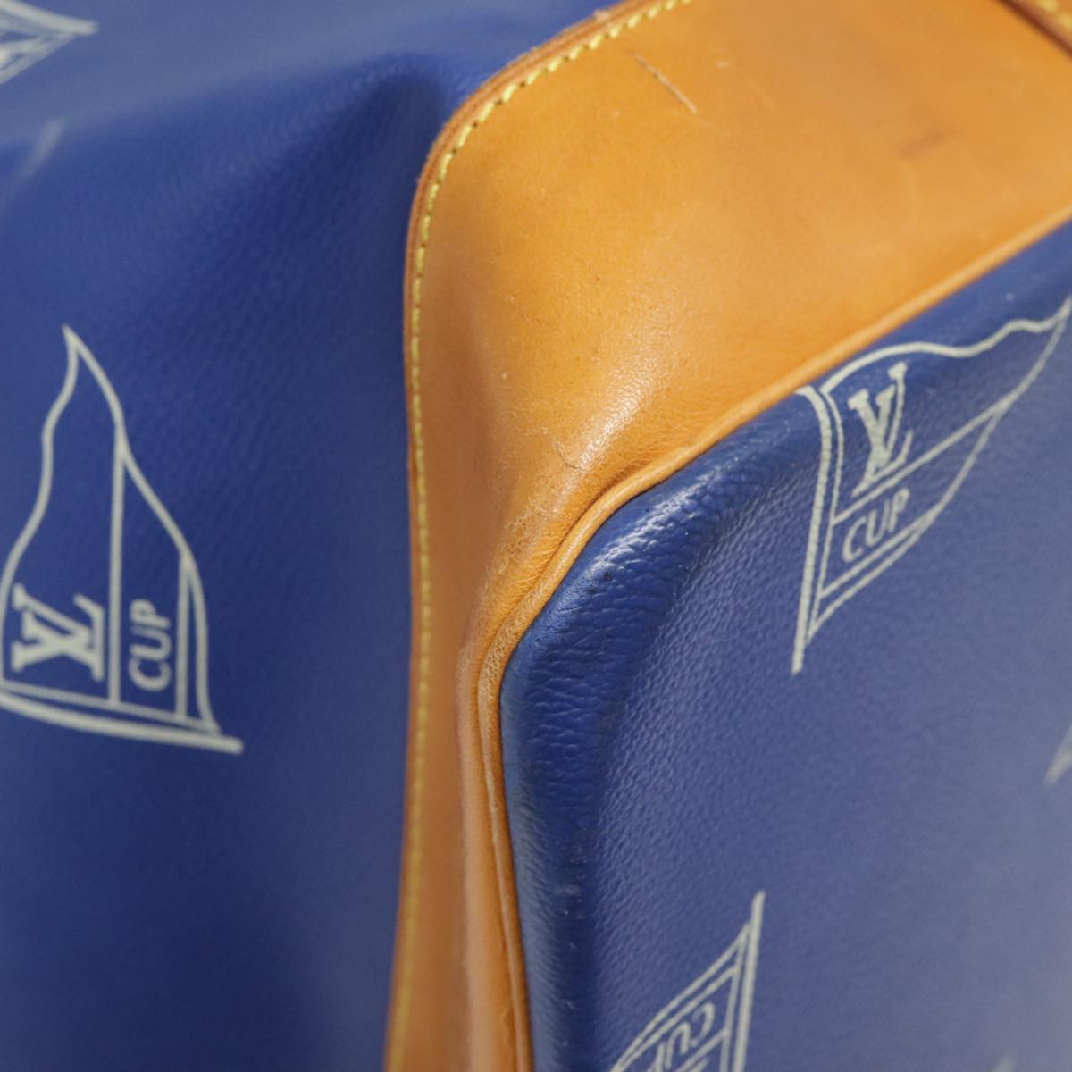 Louis Vuitton Cup Tasman Blue Canvas Shoulder Bag