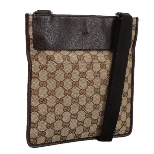 Gucci Gg Supreme Beige Canvas Shoulder Bag ()