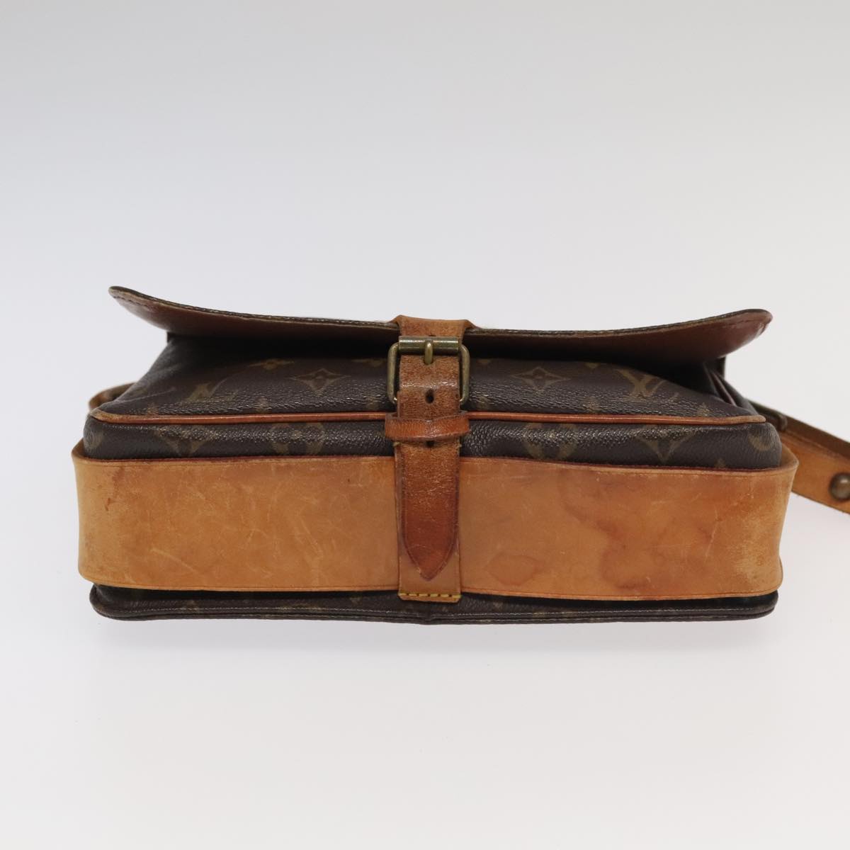 Louis Vuitton Cartouchière Brown Canvas Shoulder Bag