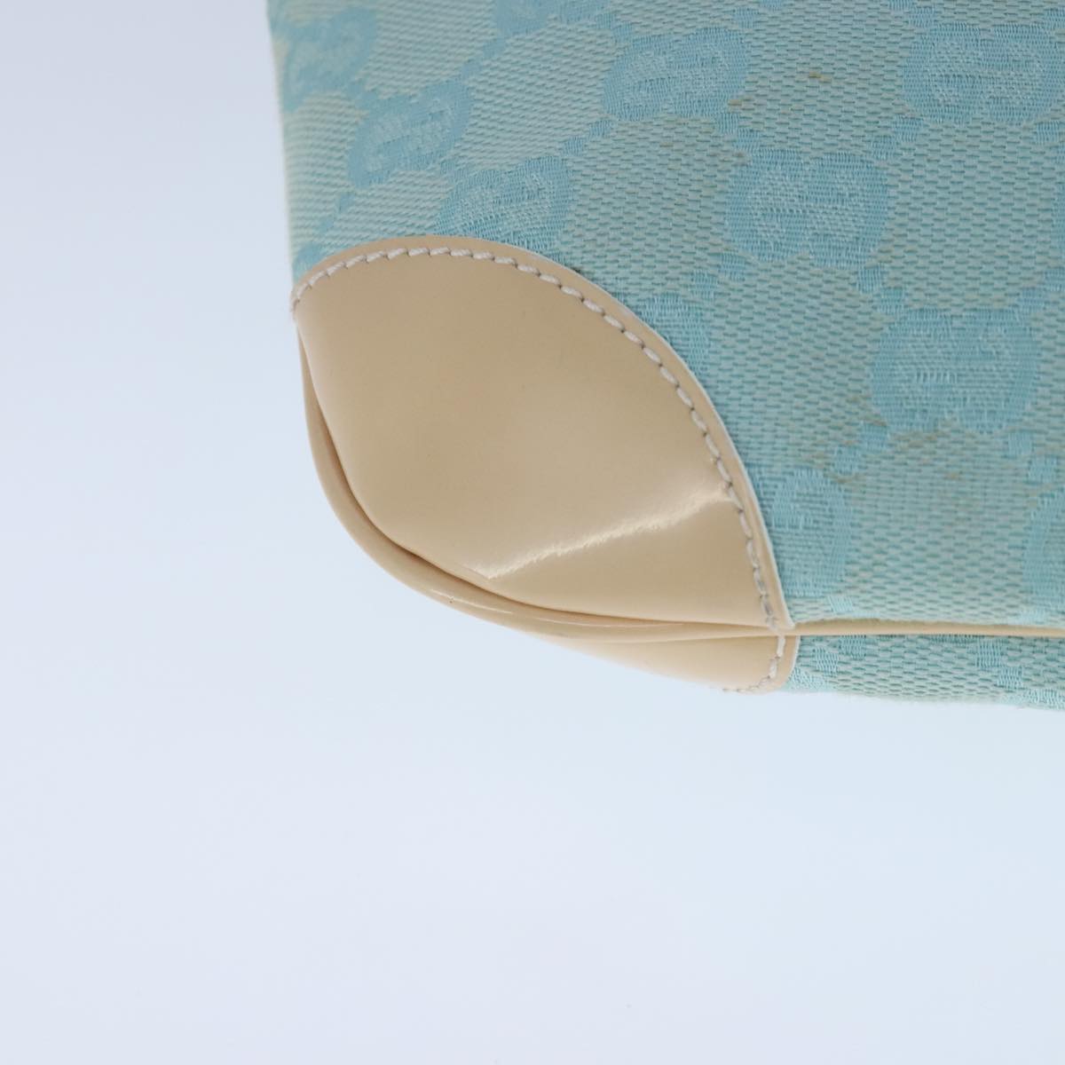 Gucci Hobo Blue Canvas Shoulder Bag