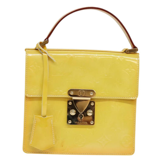 Louis Vuitton Spring Street Yellow Patent Leather Handbag