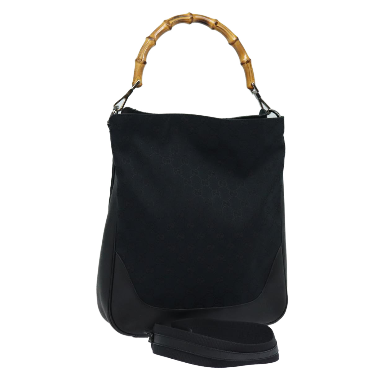 Gucci Marmont Gm Black Canvas Handbag