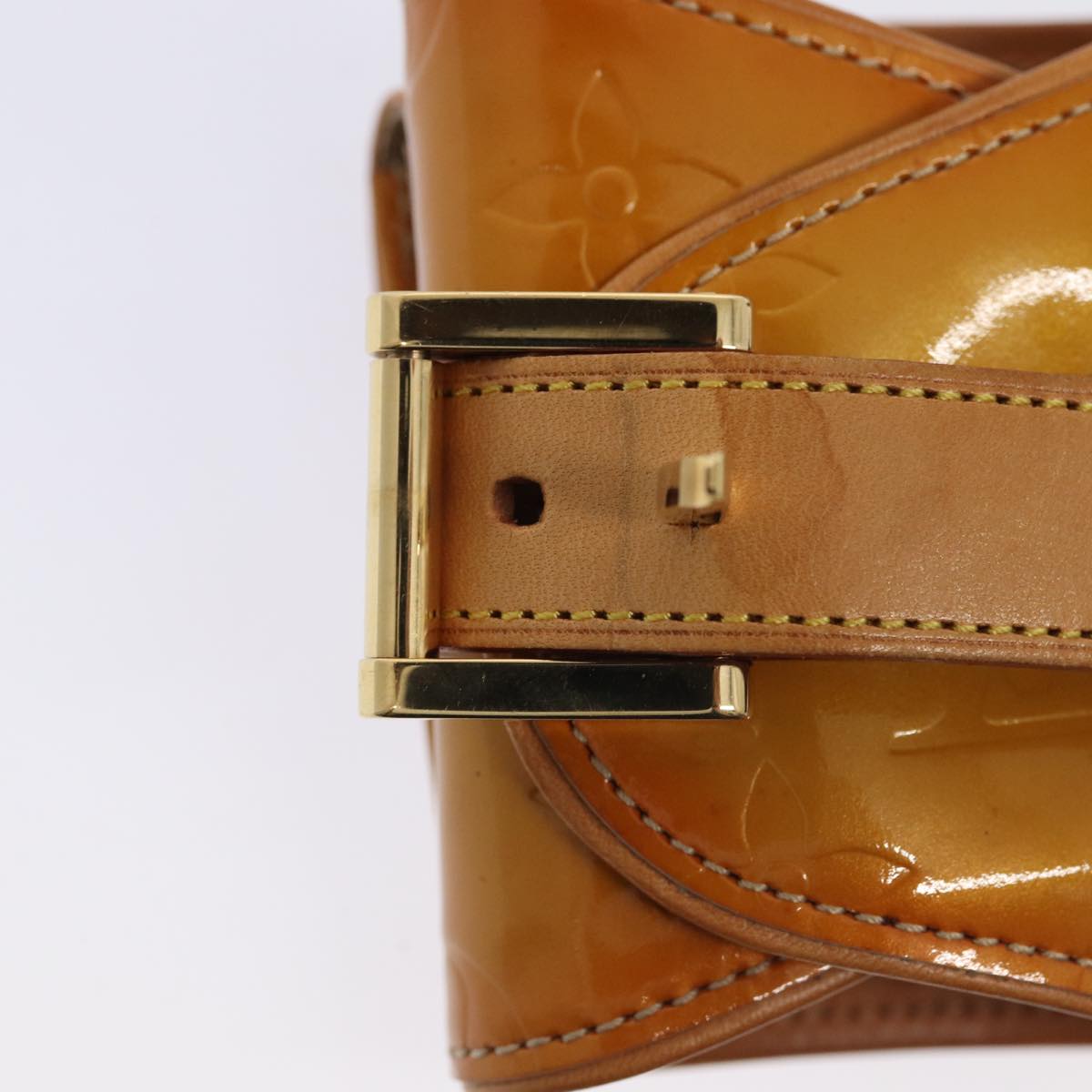 Louis Vuitton Lafayette Street Beige Patent Leather Wallet