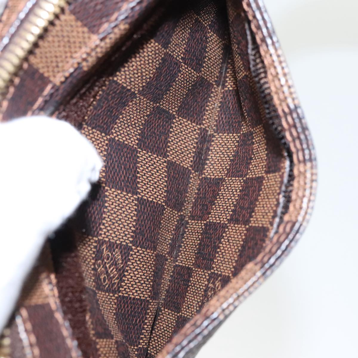 Louis Vuitton Geronimos Brown Canvas Shoulder Bag