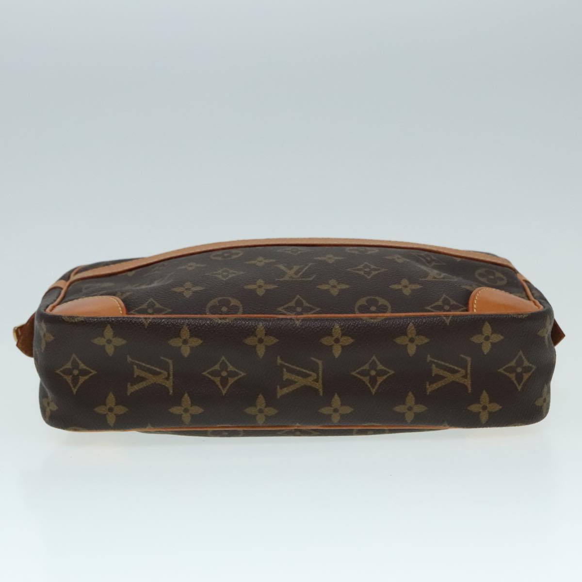 Louis Vuitton Compiegne 28 Brown Canvas Clutch Bag
