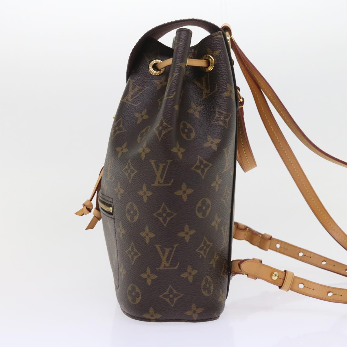 Louis Vuitton Montsouris Brown Canvas Backpack Bag