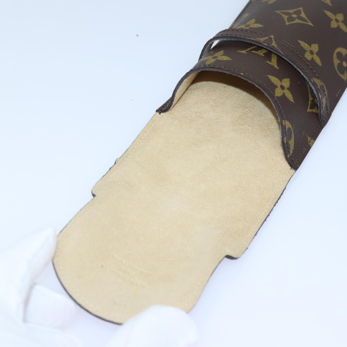 Louis Vuitton Etui À Lunettes Brown Canvas Wallet