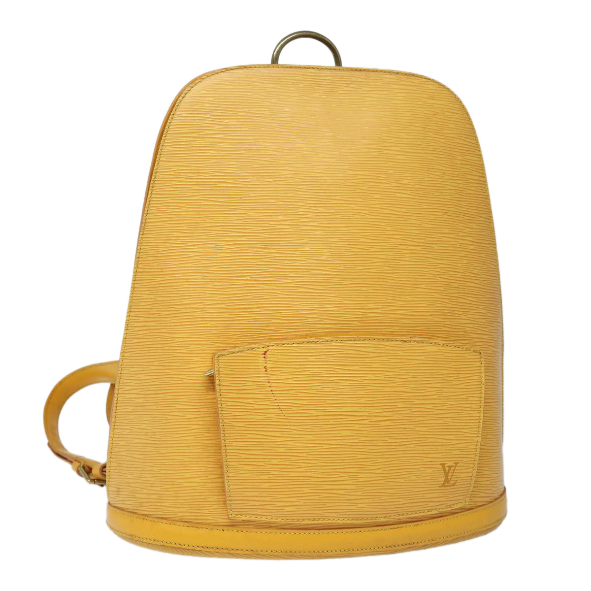 Louis Vuitton Gobelins Yellow Leather Backpack Bag