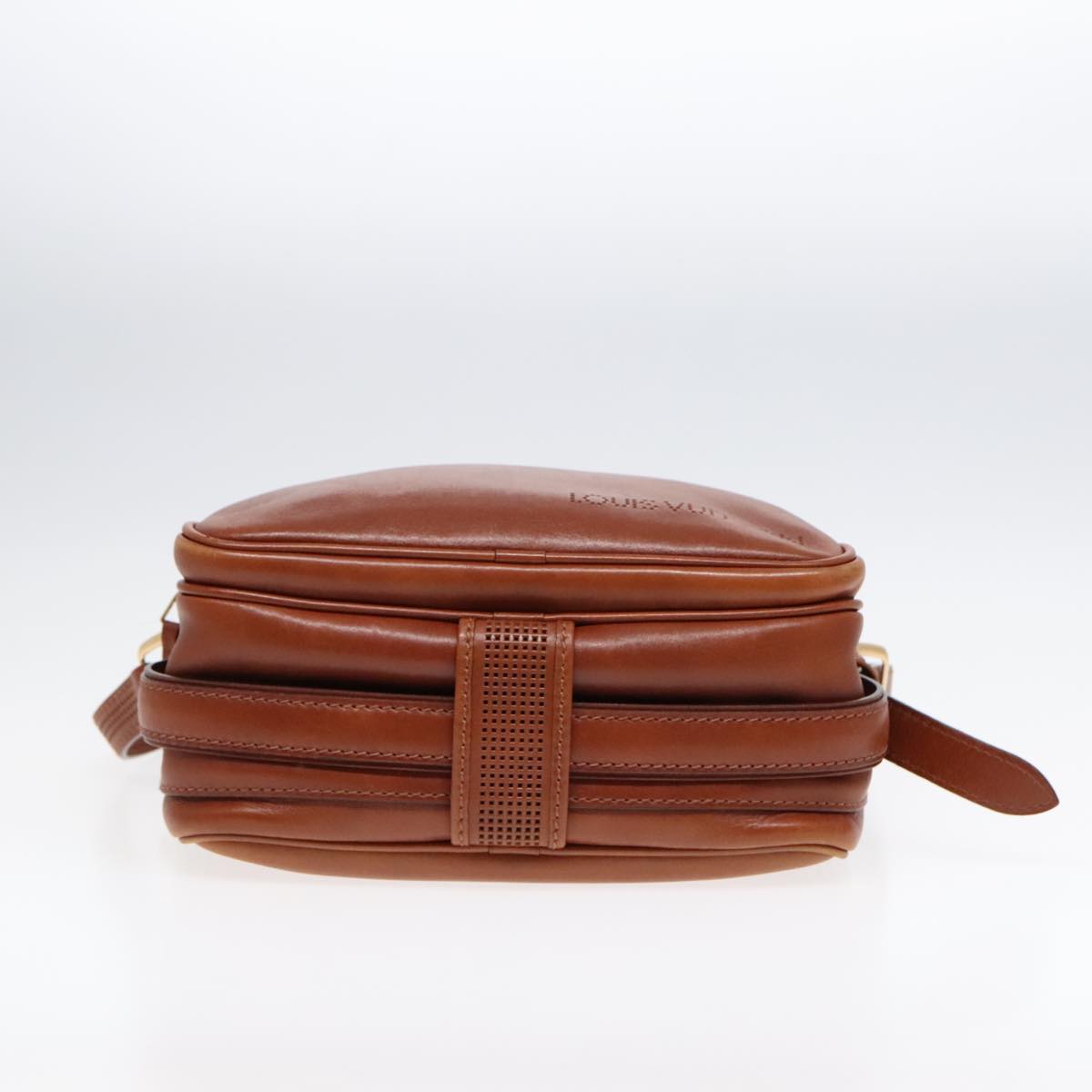 Louis Vuitton Trotteur Brown Leather Shoulder Bag