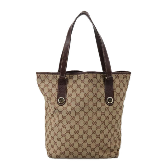 Gucci Brown Canvas Tote Bag ()
