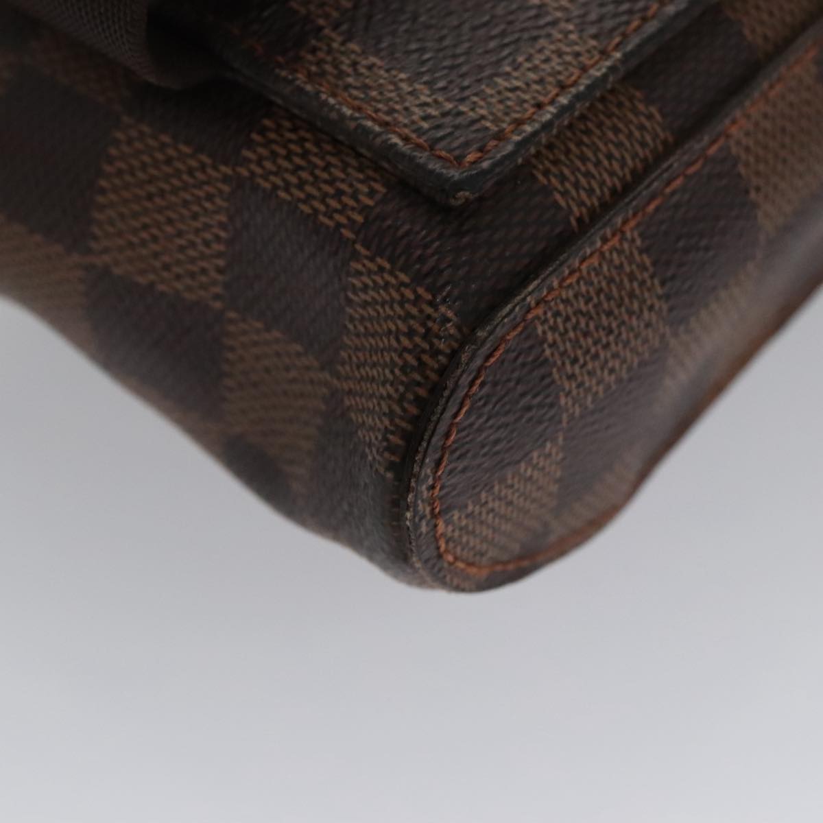 Louis Vuitton Geronimos Brown Canvas Shoulder Bag