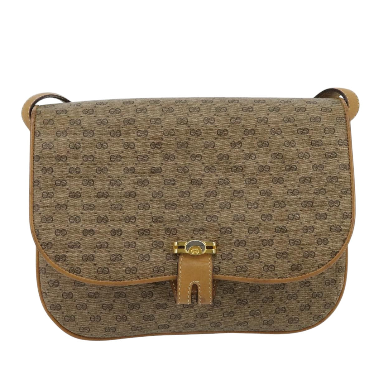 Gucci Beige Canvas Shoulder Bag ()