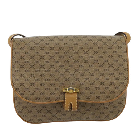 Gucci Beige Canvas Shoulder Bag ()