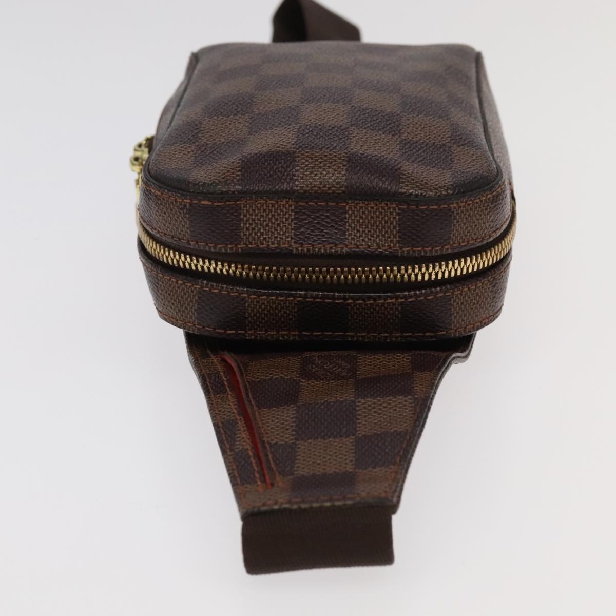 Louis Vuitton Geronimos Brown Canvas Shoulder Bag