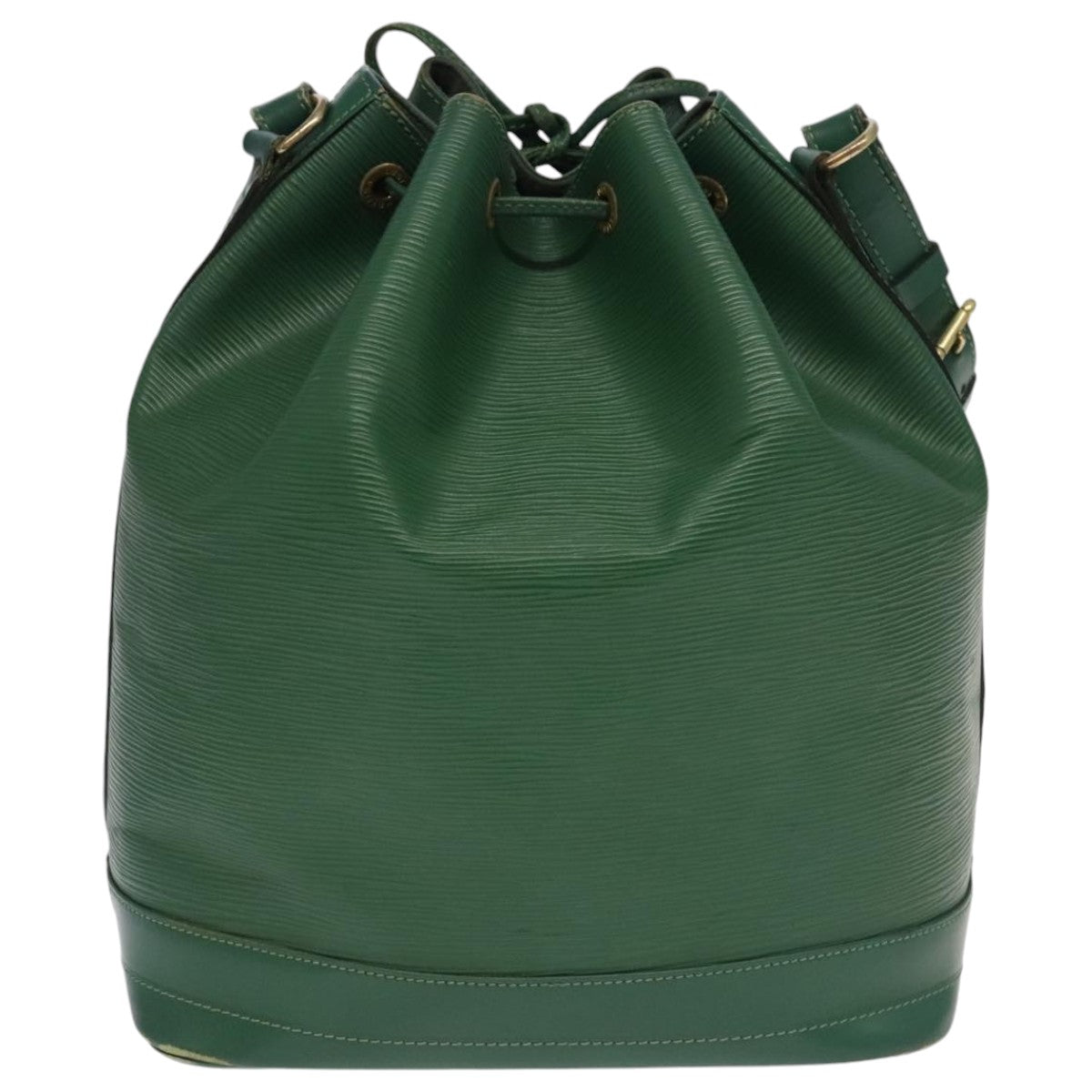 Louis Vuitton Noé Green Leather Shoulder Bag