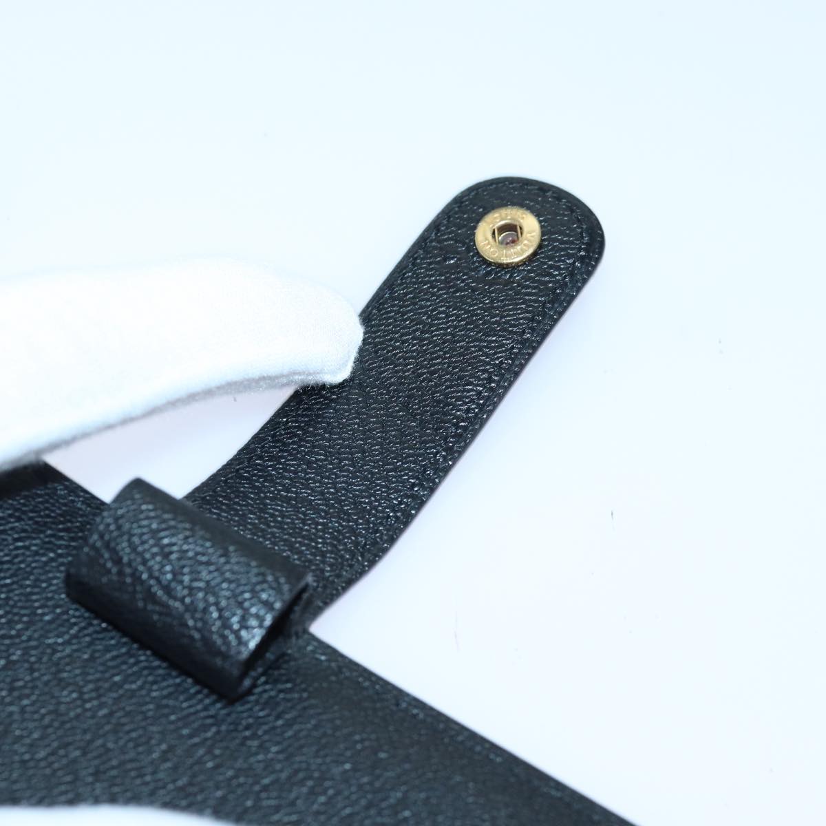 Louis Vuitton Agenda Mm Black Leather Wallet