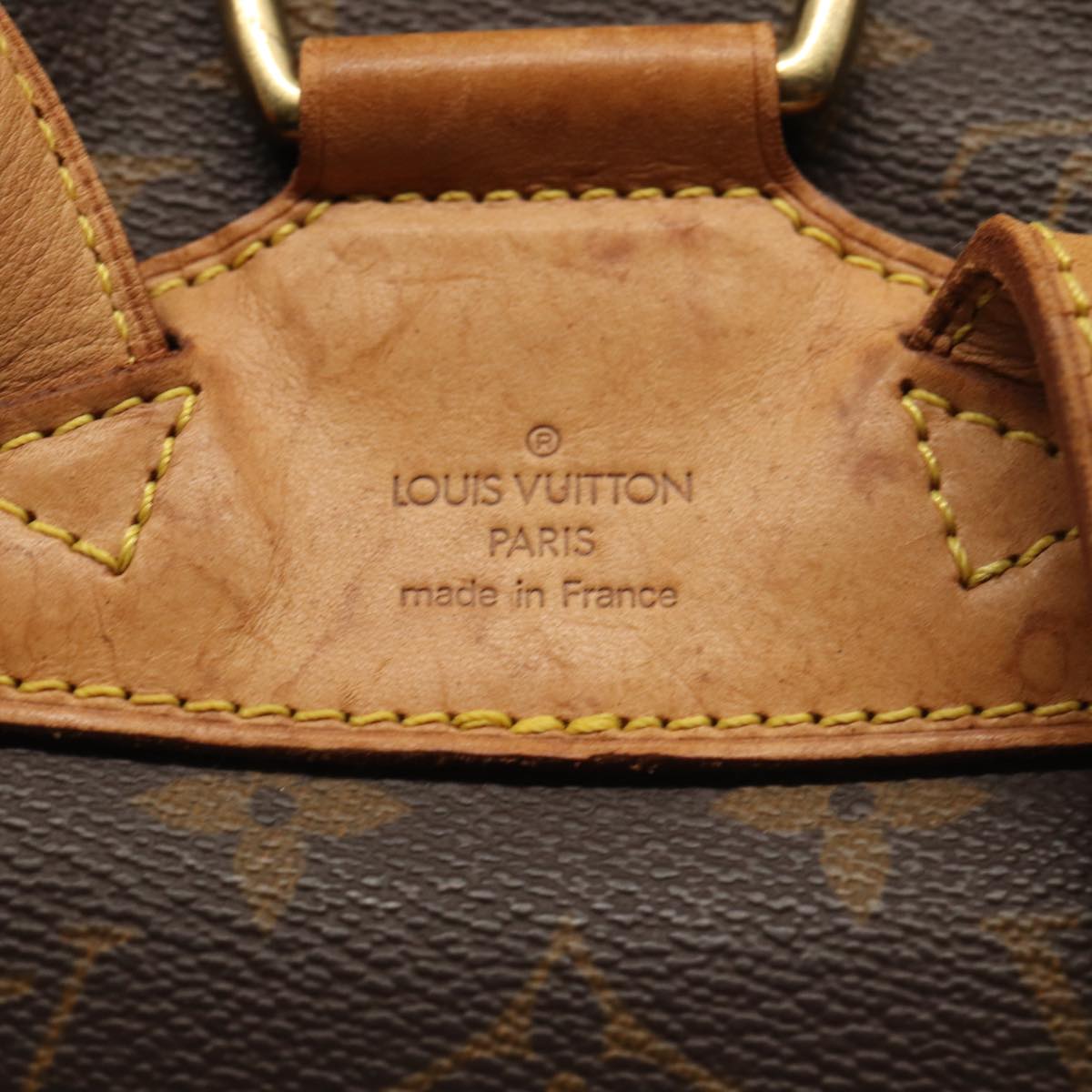 Louis Vuitton Montsouris Brown Canvas Backpack Bag