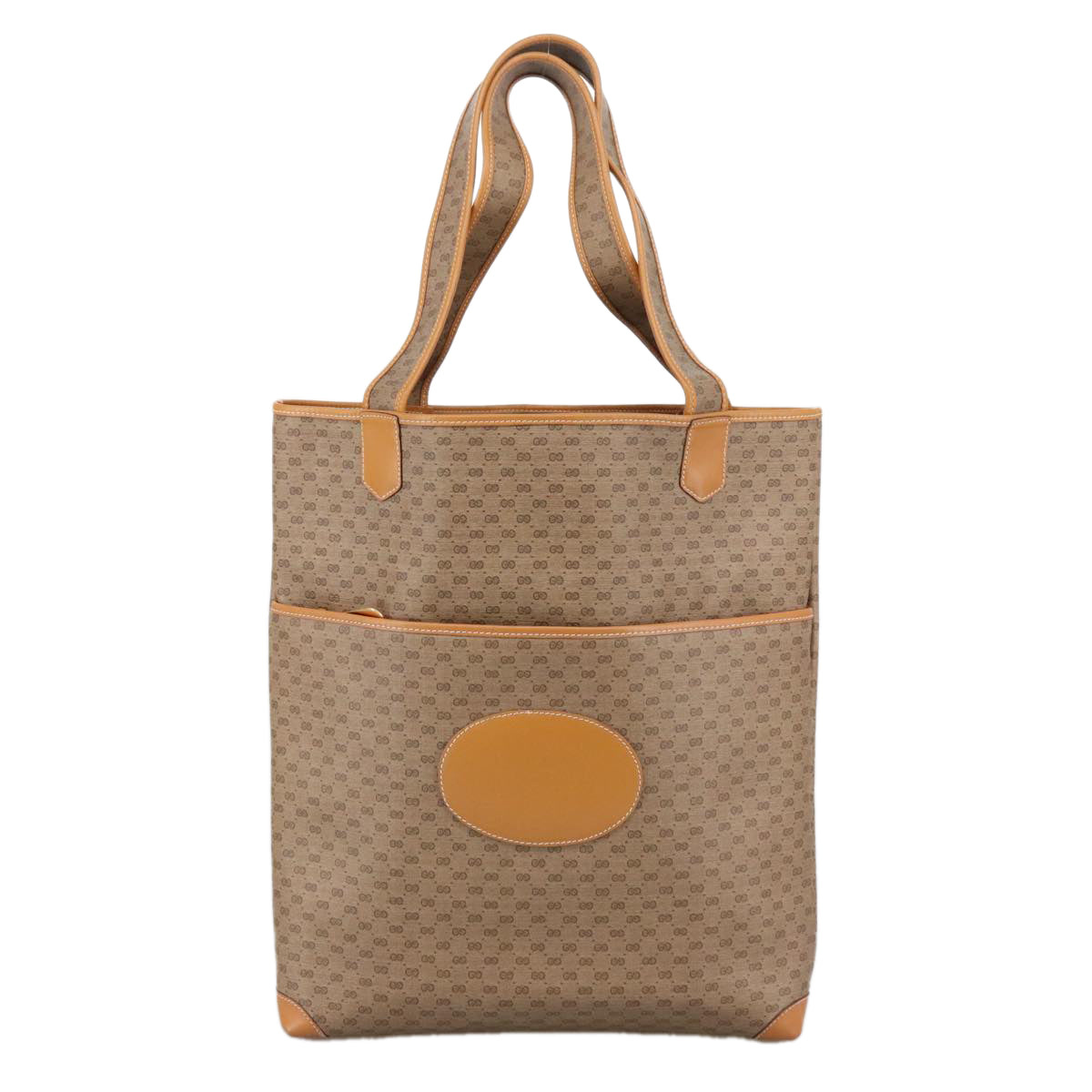 Gucci Micro Small Gg Canvas Beige Canvas Tote Bag