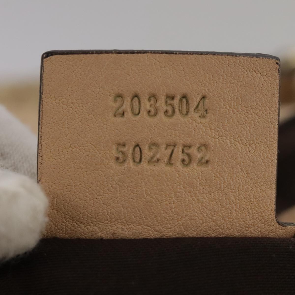 Gucci Charlotte Beige Canvas Shoulder Bag