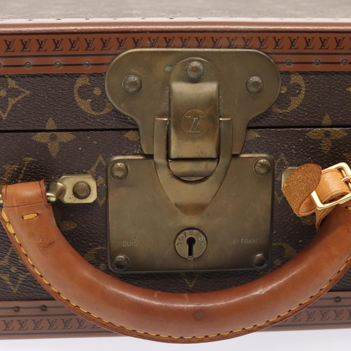Louis Vuitton Cotteville Brown Canvas Travel Bag