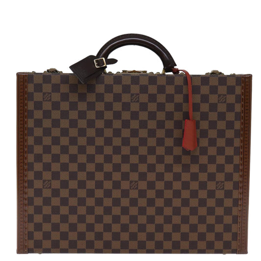 Louis Vuitton Attache Case Brown Canvas Travel Bag
