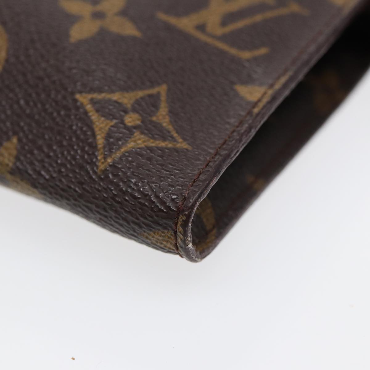 Louis Vuitton Trousse De Toilette Brown Canvas Wallet