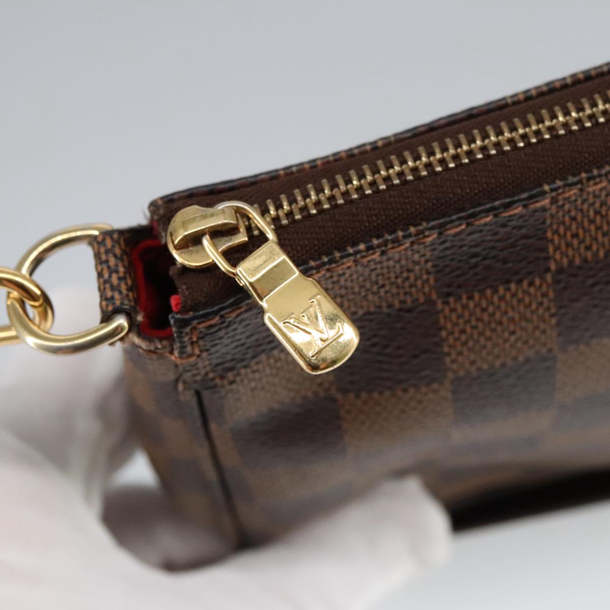 Louis Vuitton Pochette Accessoire Brown Canvas Shoulder Bag