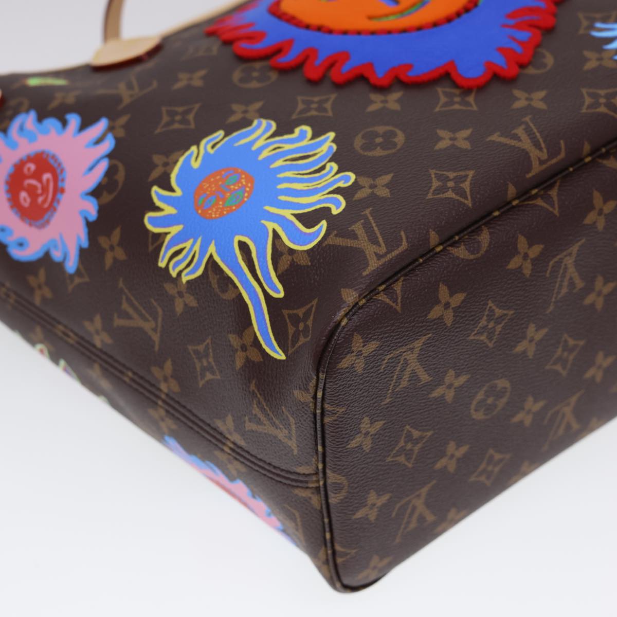 Louis Vuitton Neverfull Gm Brown Canvas Tote Bag