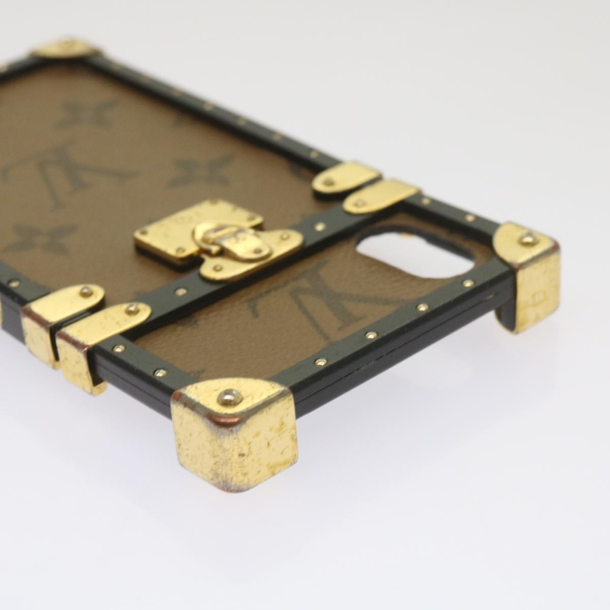 Louis Vuitton Brown Canvas Phone Jewelry