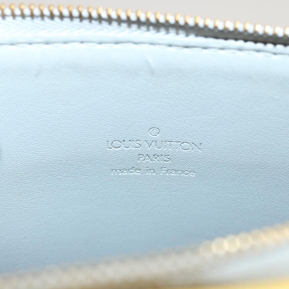 Louis Vuitton Mott Yellow Patent Leather Shoulder Bag