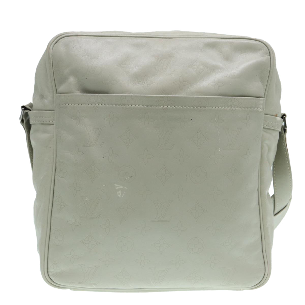 Louis Vuitton Clarckson White Leather Shoulder Bag