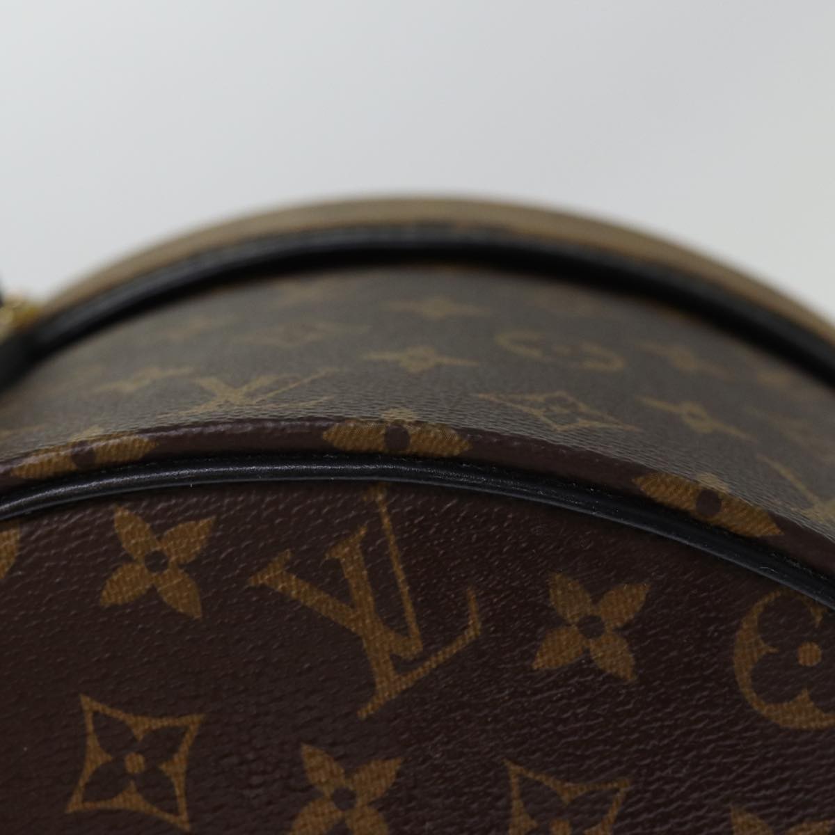 Louis Vuitton Reverse Brown Canvas Handbag