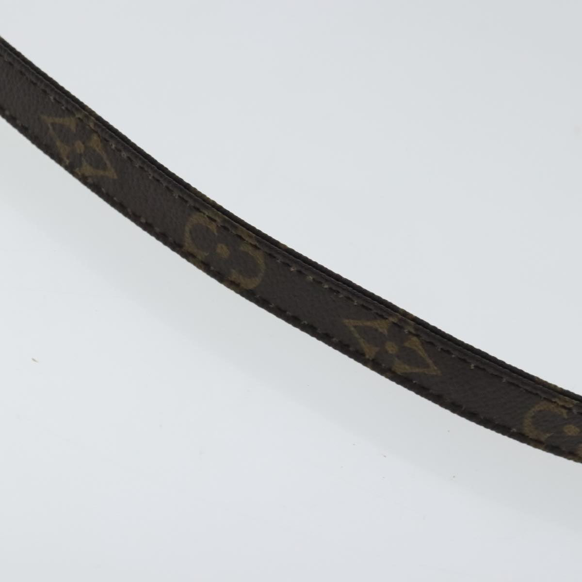 Louis Vuitton Shoulder Strap Brown Canvas Bag Jewelry