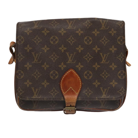Louis Vuitton Cartouchière Brown Canvas Shoulder Bag