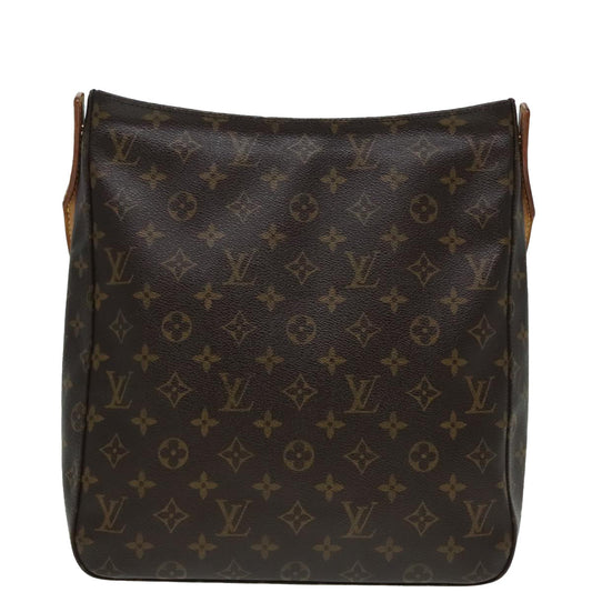 Louis Vuitton Looping Gm Brown Canvas Shoulder Bag