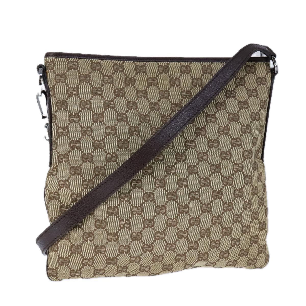 Gucci Gg Canvas Beige Canvas Shoulder Bag ()
