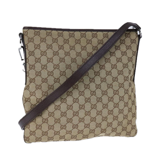 Gucci Gg Canvas Beige Canvas Shoulder Bag ()