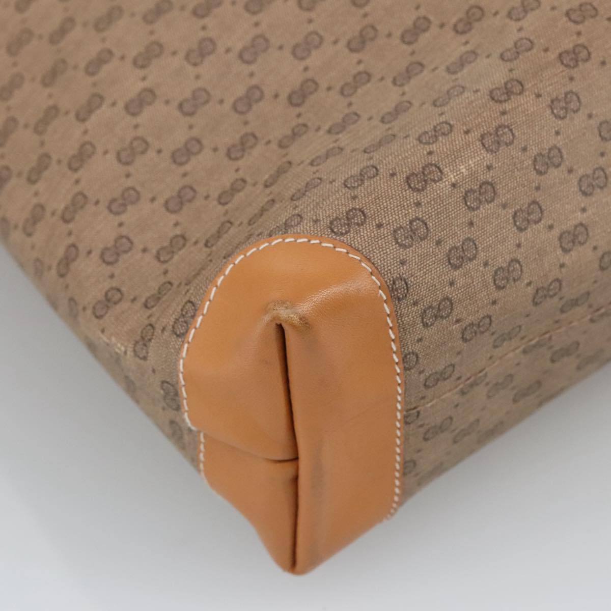 Gucci Micro Small Gg Canvas Beige Canvas Tote Bag