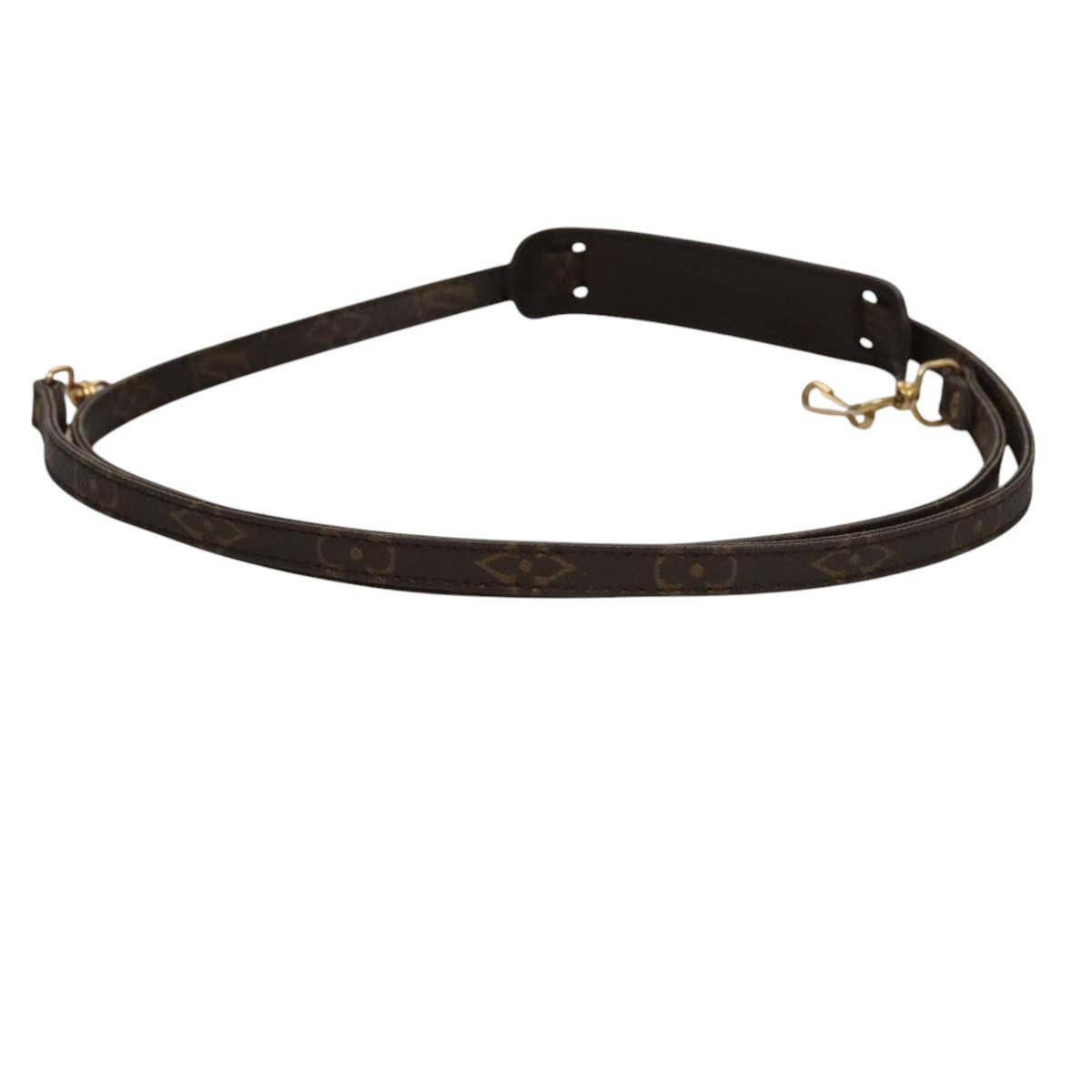 Louis Vuitton Shoulder Strap Brown Canvas Bag Jewelry