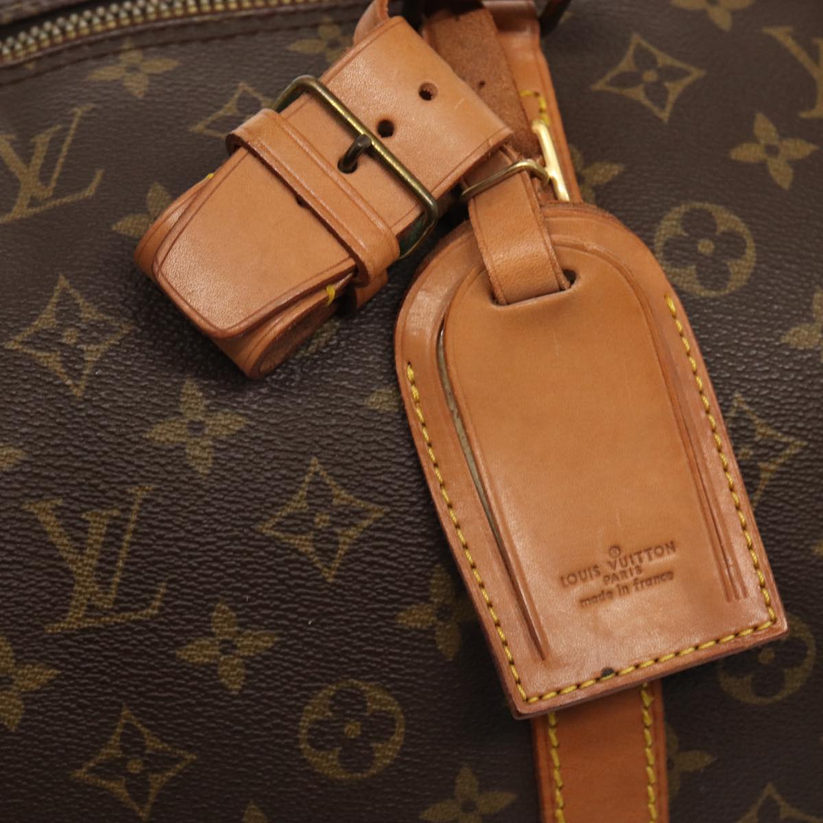 Louis Vuitton Keepall 60 Brown Canvas Travel Bag