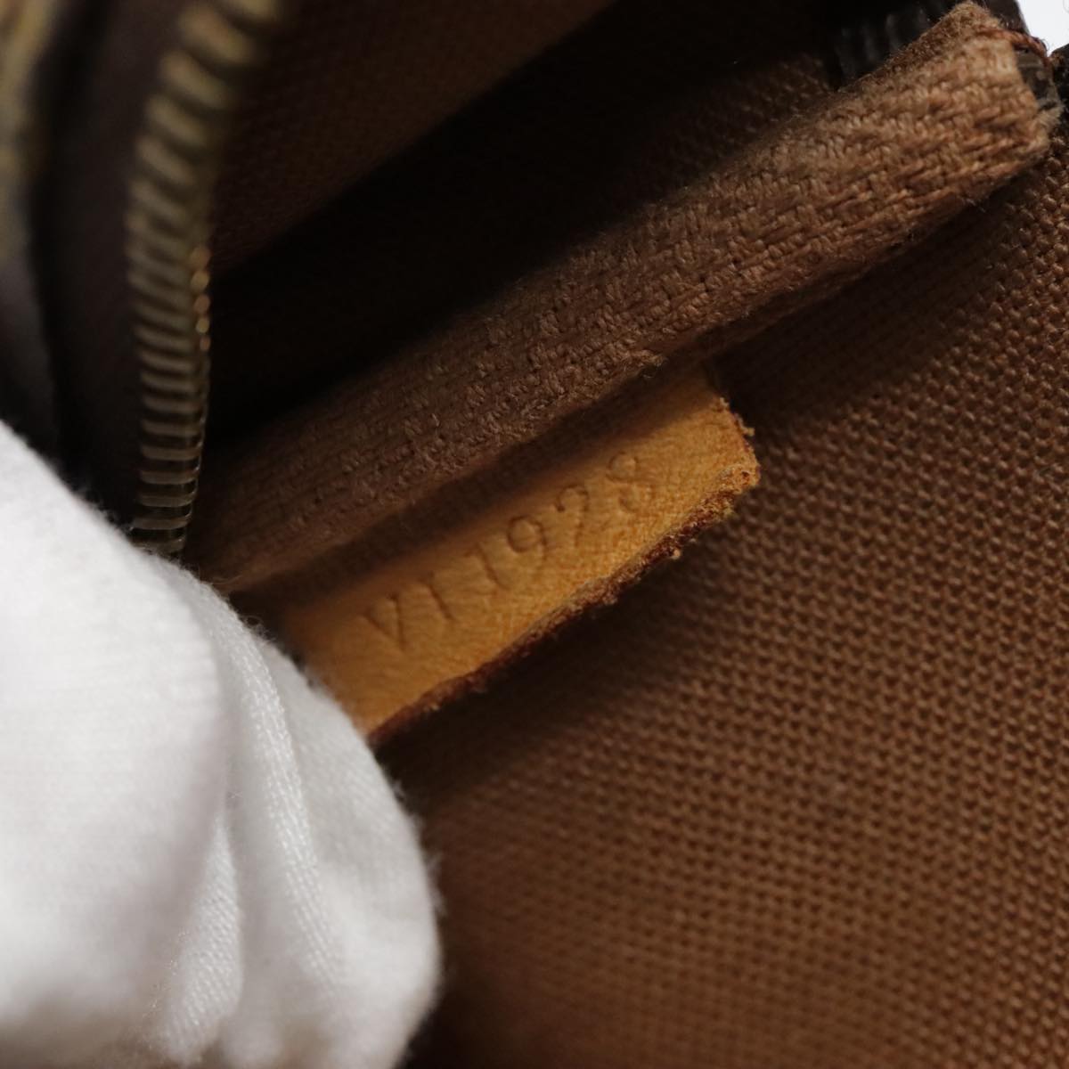 Louis Vuitton Pochette Accessoire Brown Canvas Clutch Bag