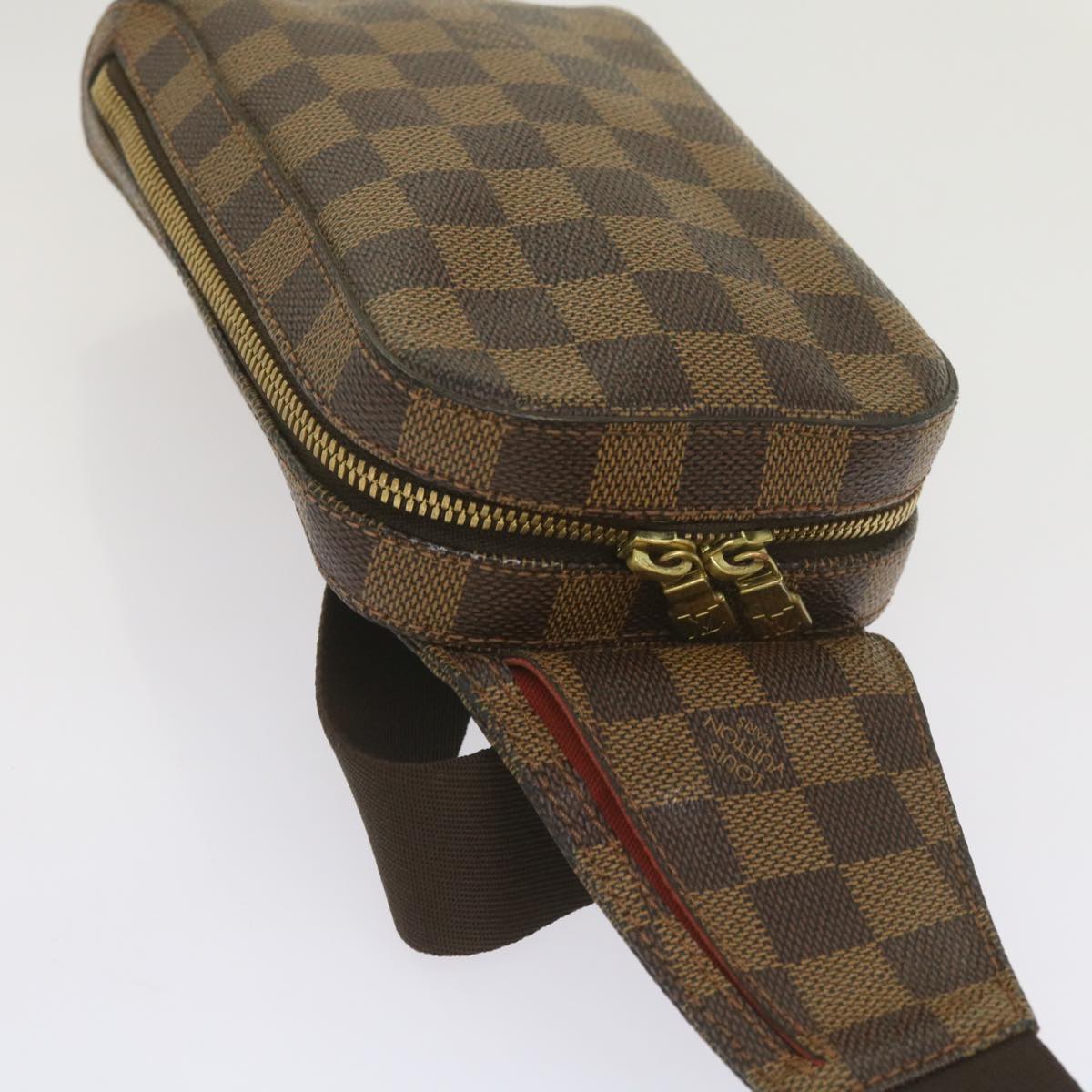 Louis Vuitton Geronimos Brown Canvas Shoulder Bag