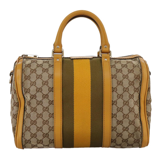 Gucci Gg Canvas Beige Canvas Handbag ()
