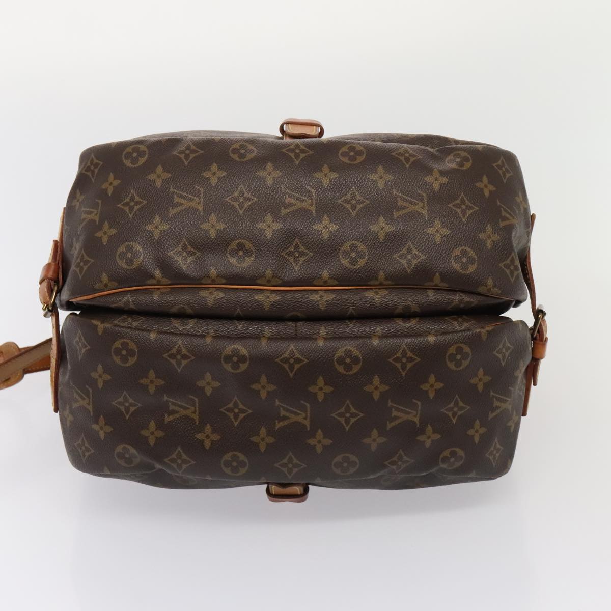 Louis Vuitton Saumur 35 Brown Canvas Shoulder Bag