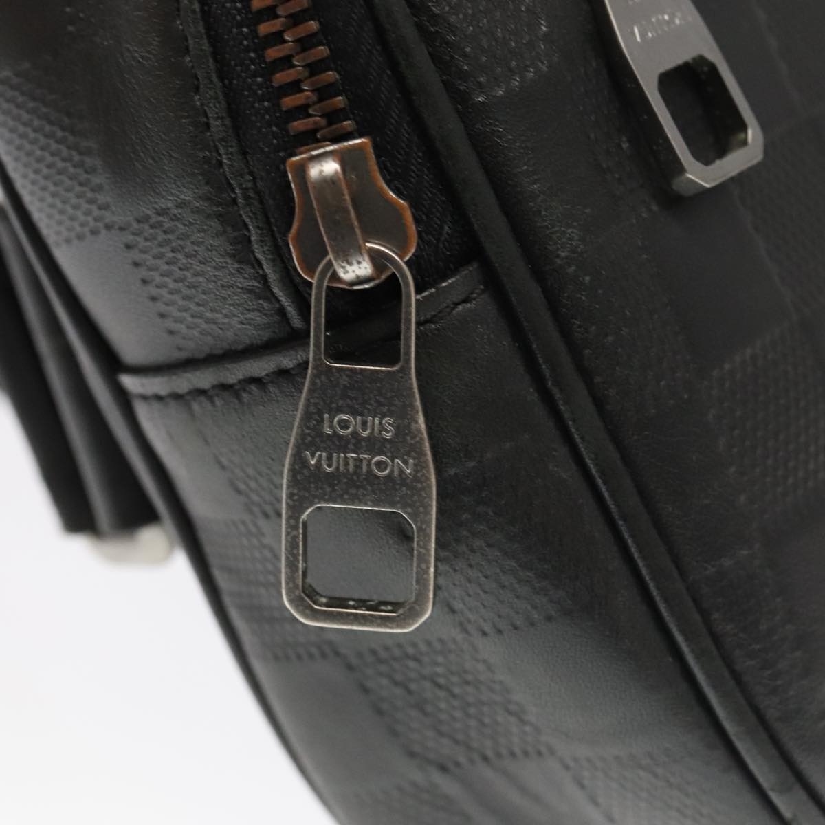 Louis Vuitton Ambler Black Leather Shoulder Bag