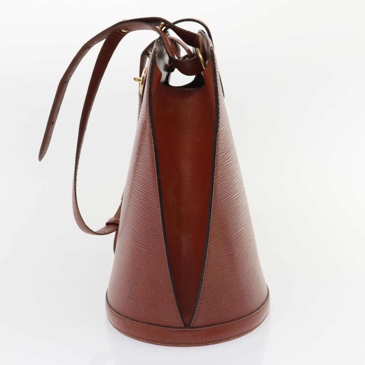 Louis Vuitton Cluny Brown Leather Shoulder Bag