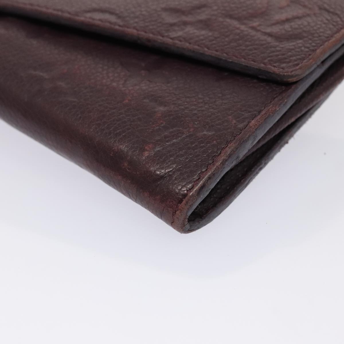 Louis Vuitton Sarah Purple Leather Wallet