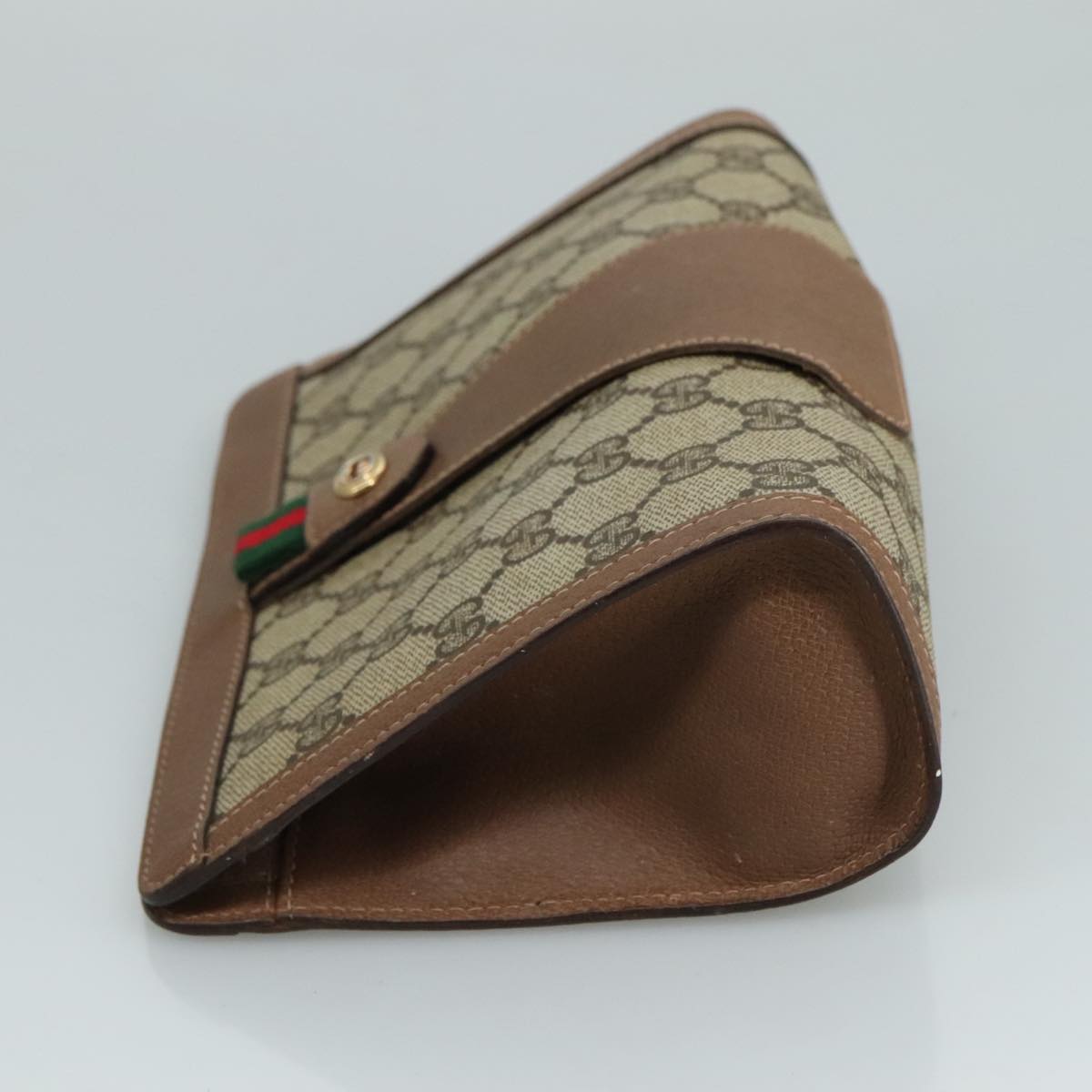 Gucci Gg Canvas Beige Canvas Clutch Bag